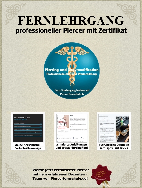 online Piercen lernen
